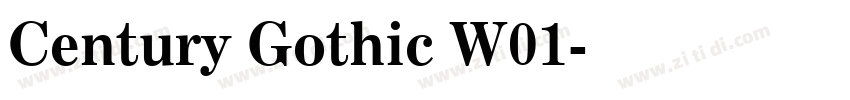 Century Gothic W01字体转换 Century Gothic W01字体转换